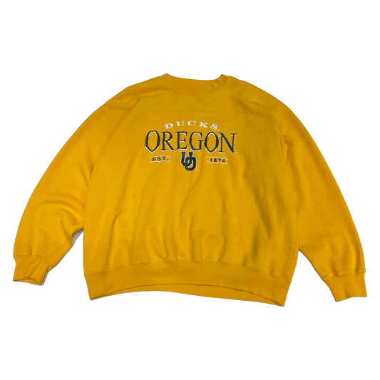 '90s Oregon Ducks Embroidered Crewneck