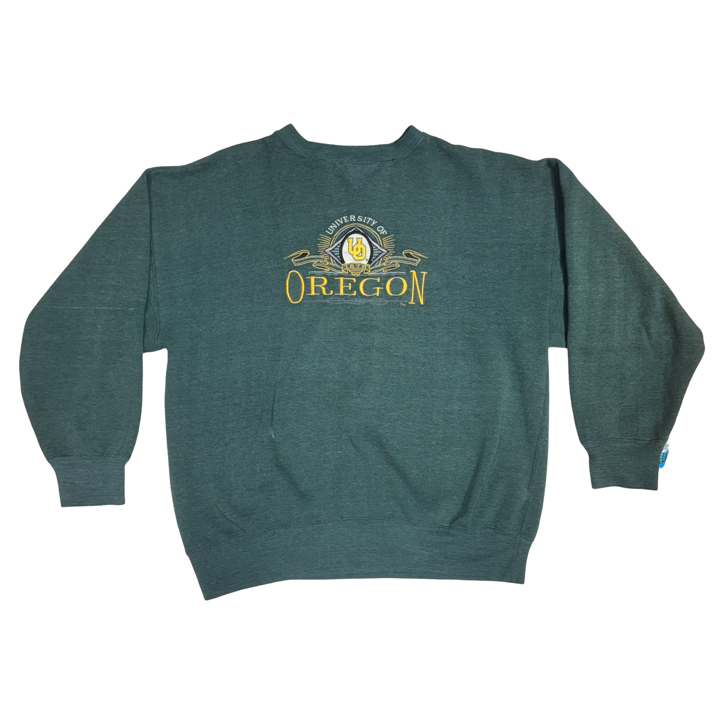 '90s Oregon Ducks Embroidered Crewneck