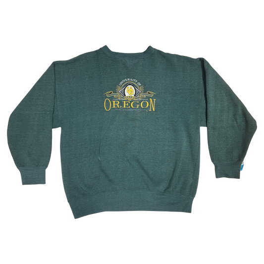 '90s Oregon Ducks Embroidered Crewneck