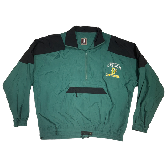 '90s Oregon Ducks 1/2 Zip Windbreaker