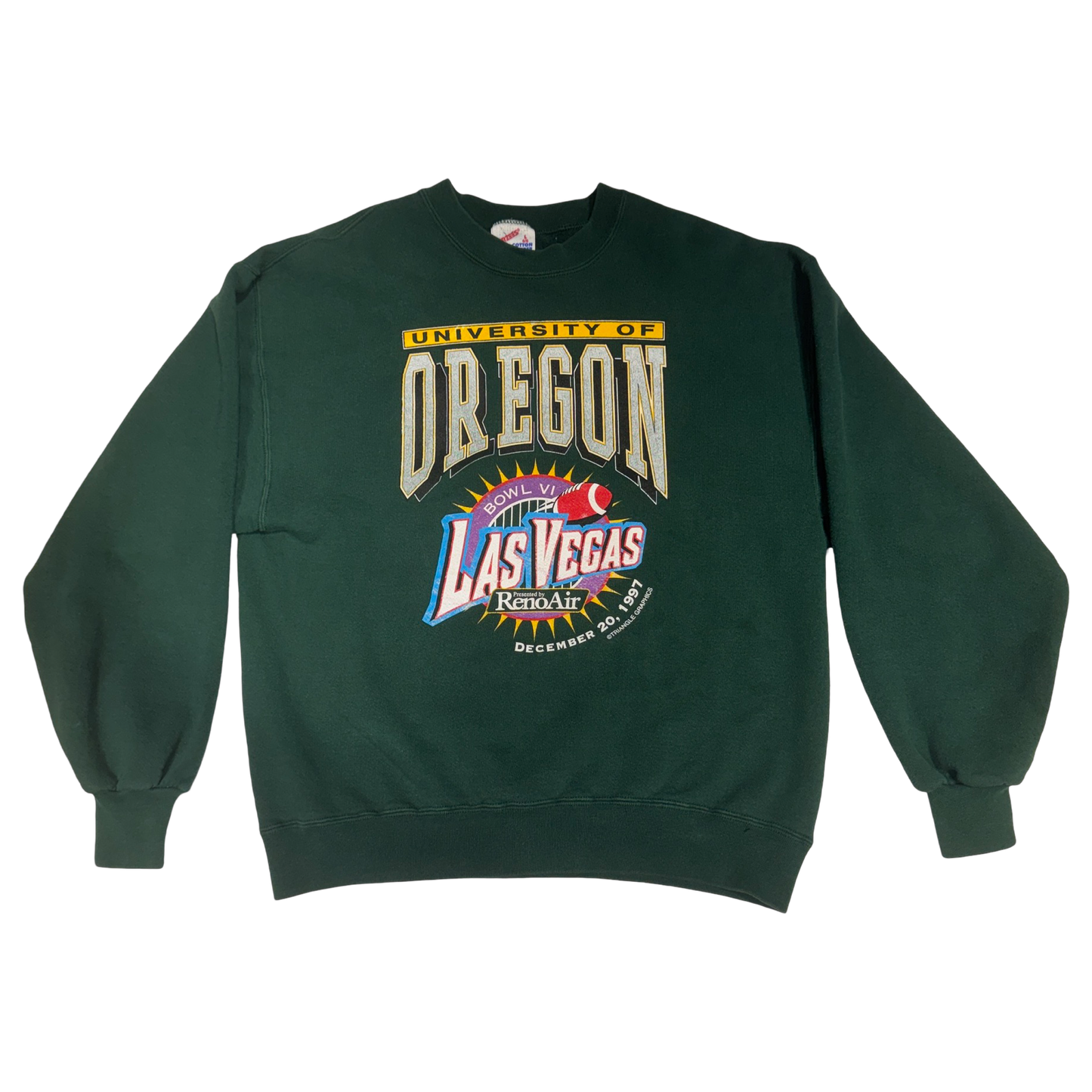 '97 Oregon Ducks Las Vegas Bowl Crewneck