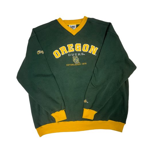 '90s Oregon Ducks Embroidered Crewneck