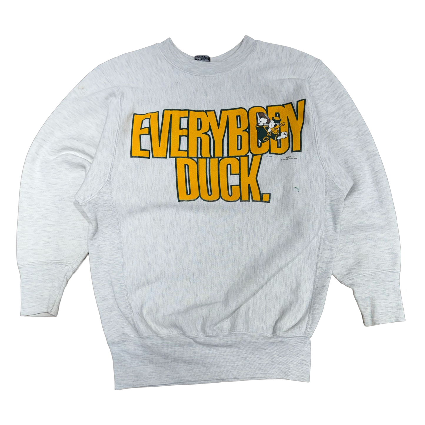 '90s Oregon Ducks "Everybody Duck" Crewneck