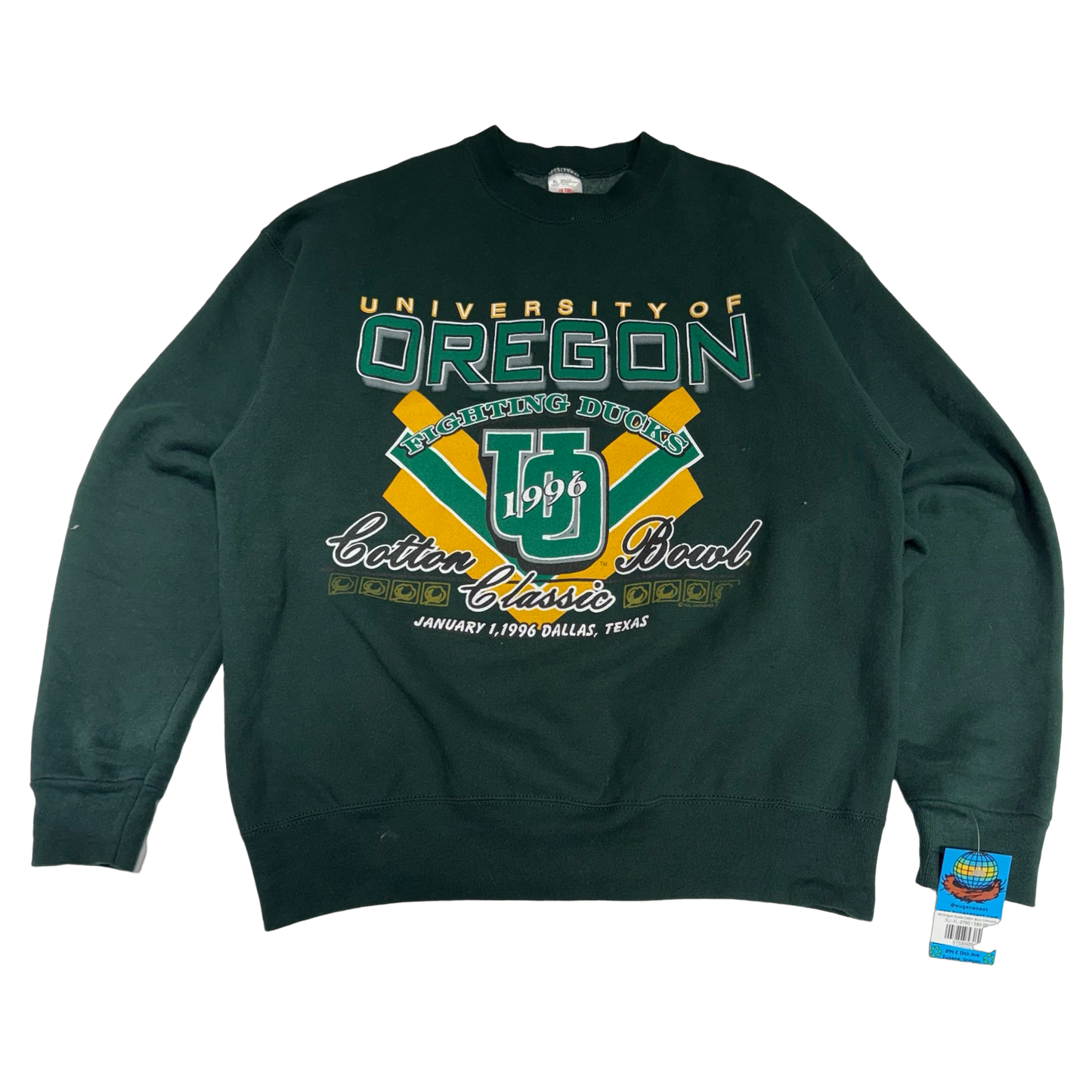 '96 Oregon Ducks Cotton Bowl Crewneck