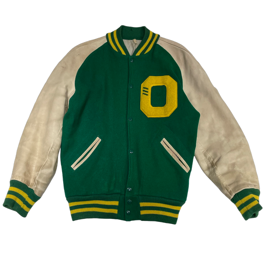 50s-60s Oregon Ducks Letterman Jacket