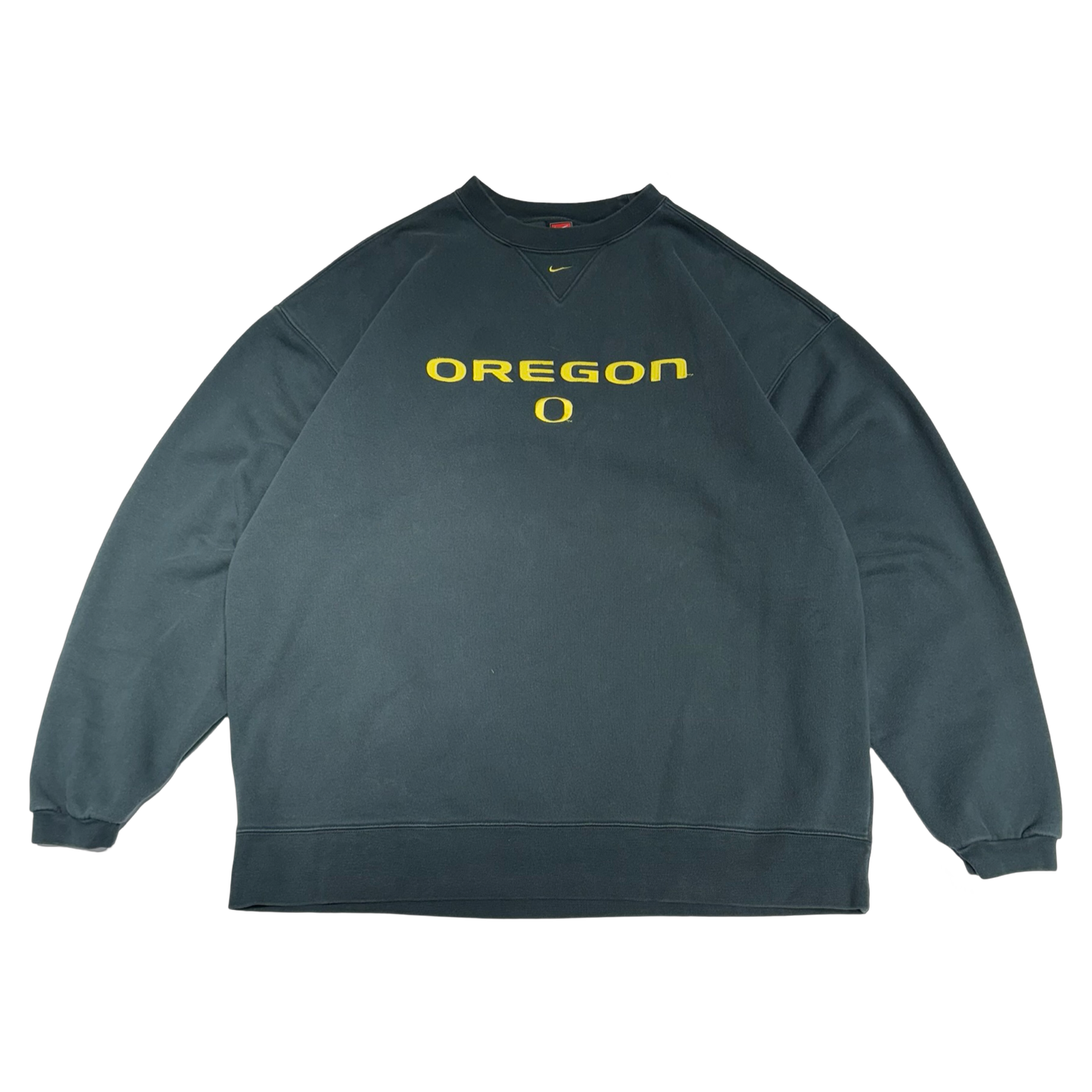 '00s Oregon Ducks Embroidered Crewneck