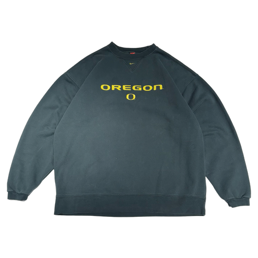 '00s Oregon Ducks Embroidered Crewneck