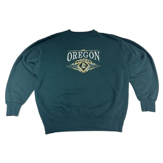 '90s Oregon Ducks Embroidered Crewneck