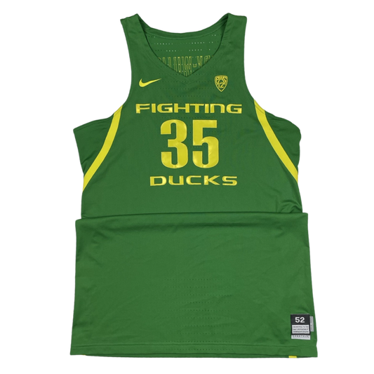 '17-'18 Oregon Ducks #35 Game Used Basketball Jersey