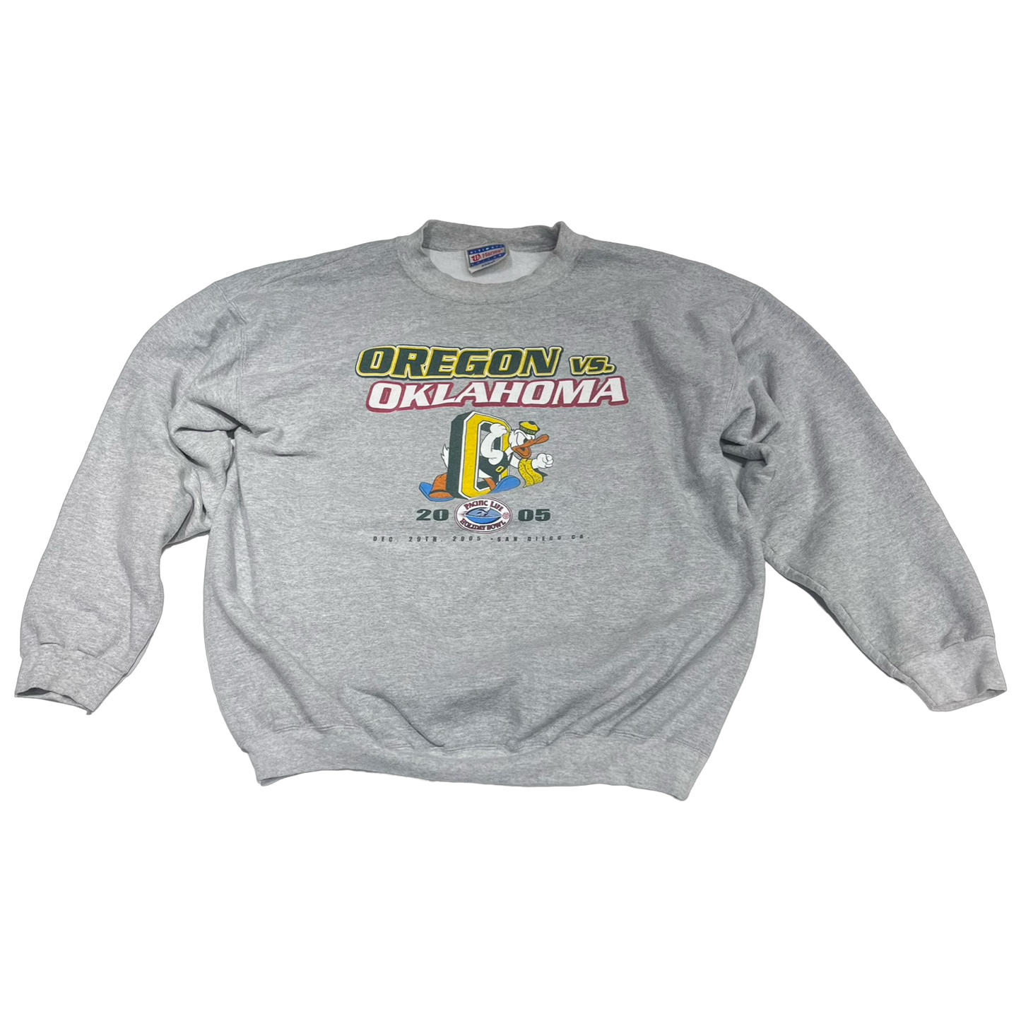 '05 Oregon Ducks Holiday Bowl Crewneck