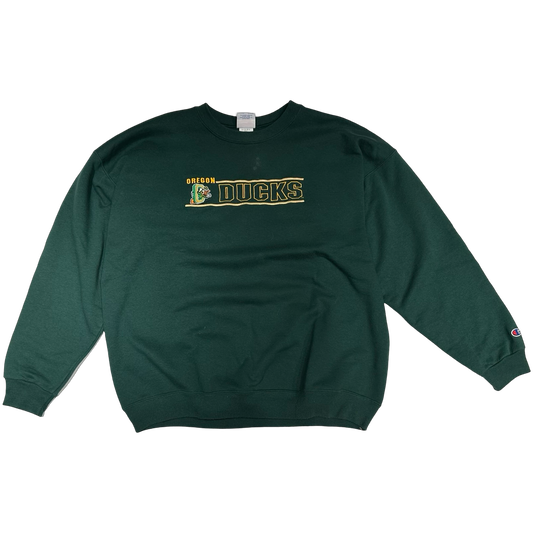 '90s Oregon Ducks Embroidered Crewneck