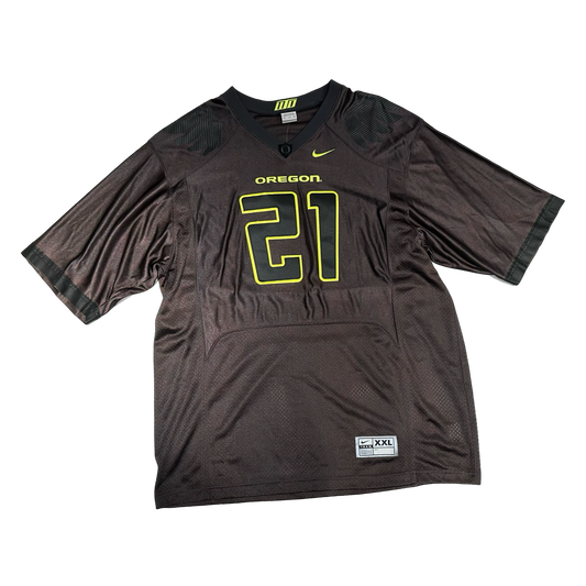 NWT '00s Oregon Ducks #21 Jersey