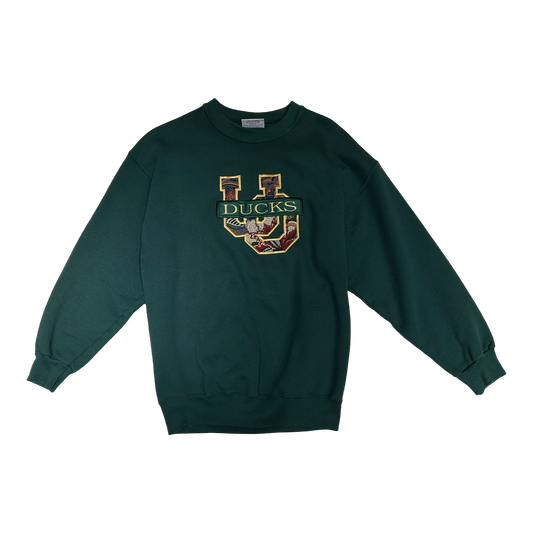 '90s Oregon Ducks UO Embroidered Crewneck