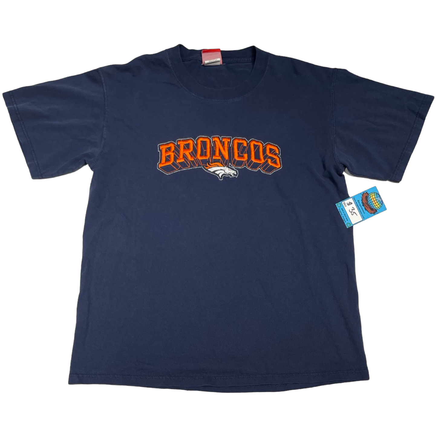 '00s Denver Broncos Embroidered Tee