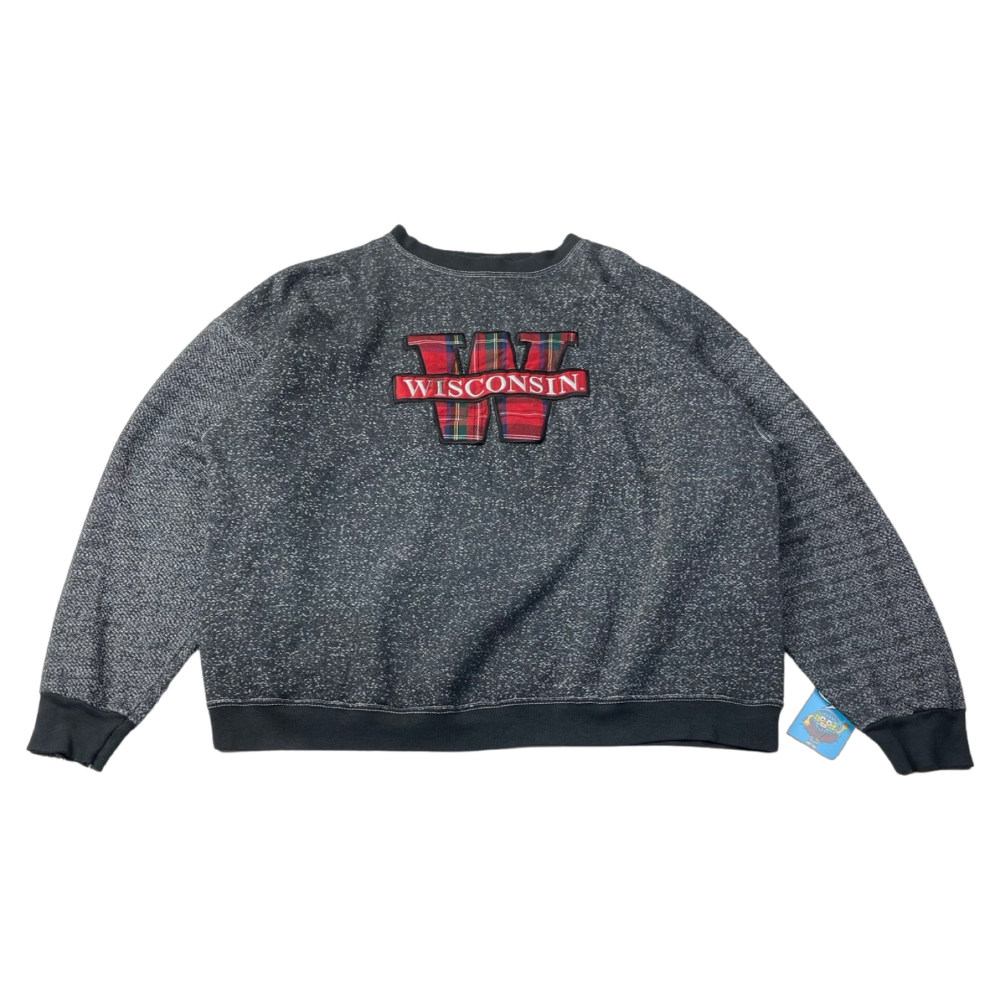 '90s Wisconsin Badgers Embroidered Crewneck